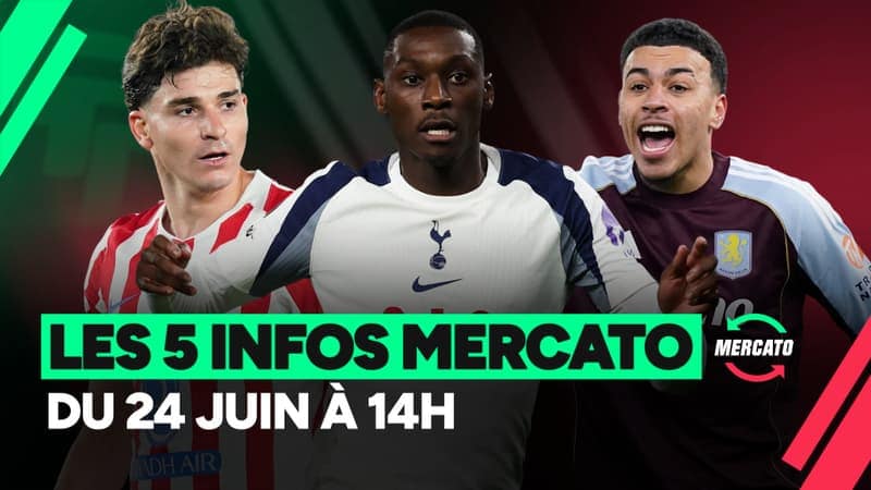 You are currently viewing Alvarez, Kolo Muani, Rogers… Les 5 infos mercato du 24 juin à la mi-journée