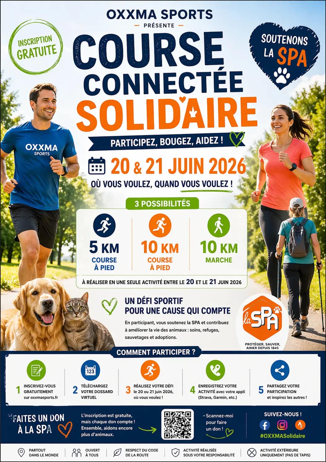 Run connectée du soleil