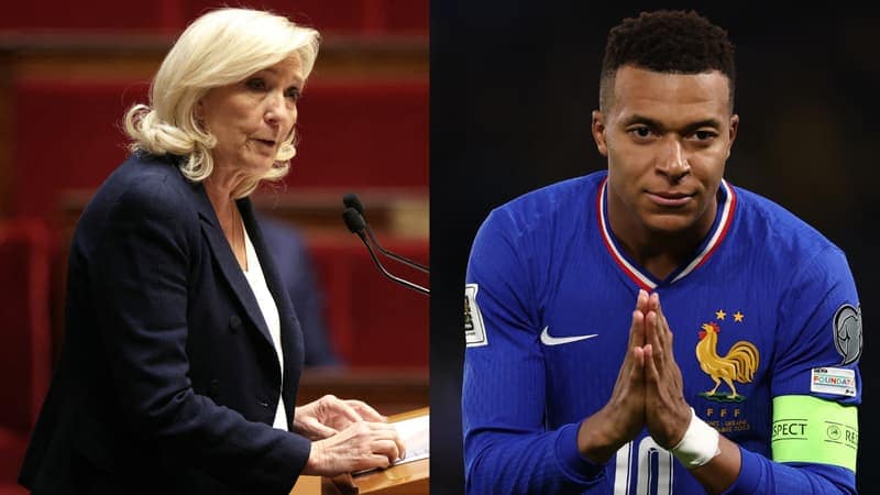 You are currently viewing « Quand il dit qu&rsquo;on ne va pas gagner les élections, ça me rassure »: Marine Le Pen répond à son tour à Kylian Mbappé