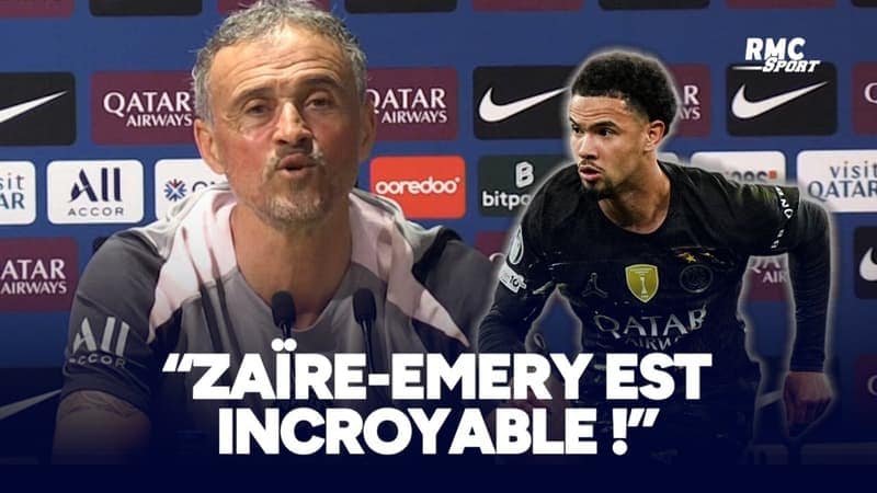You are currently viewing PSG : “Zaïre-Emery peut jouer n&rsquo;importe où, il est incroyable !”, sourit Luis Enrique