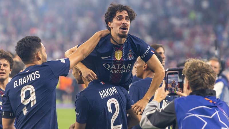 You are currently viewing PSG-Arsenal: l&rsquo;émotion folle de Vitinha et Pacho lorsqu&rsquo;ils comprennent qu&rsquo;ils sont champions d&rsquo;Europe