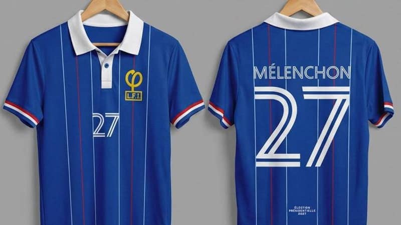You are currently viewing Coupe du monde 2026: La France Insoumise lance son maillot « Mélenchon 2027 » pour le Mondial